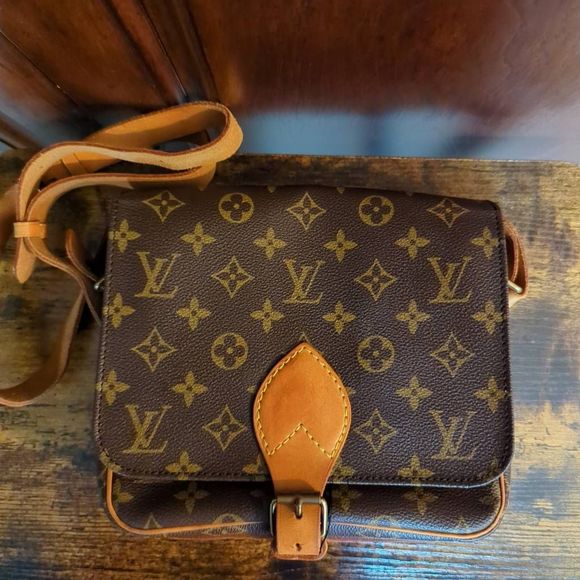 Louis Vuitton Monogram Canvas Cartouchiere MM Crossbody Bag - Picture 2 of 12